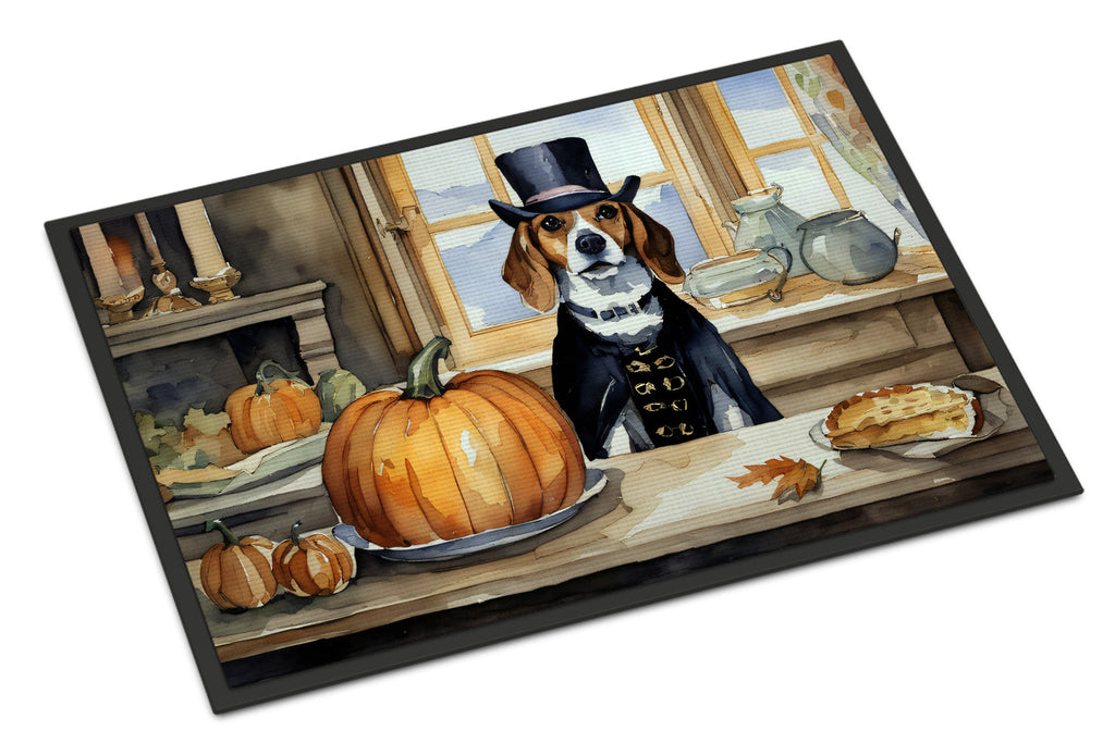 Beagle Fall Kitchen Pumpkins Doormat-0