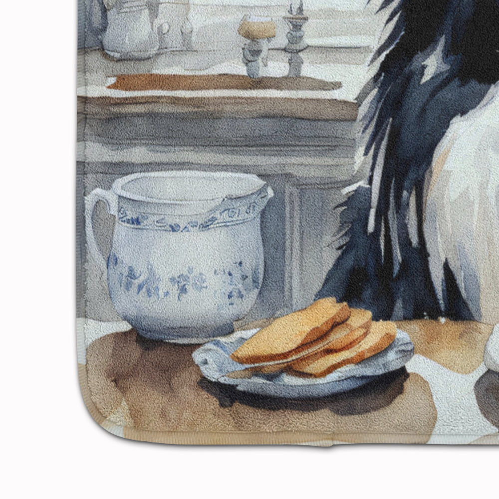 Border Collie Fall Kitchen Pumpkins Memory Foam Kitchen Mat-3