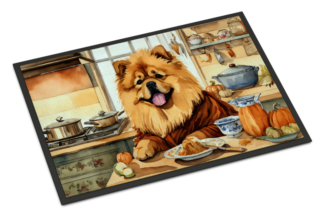 Chow Chow Fall Kitchen Pumpkins Doormat-0