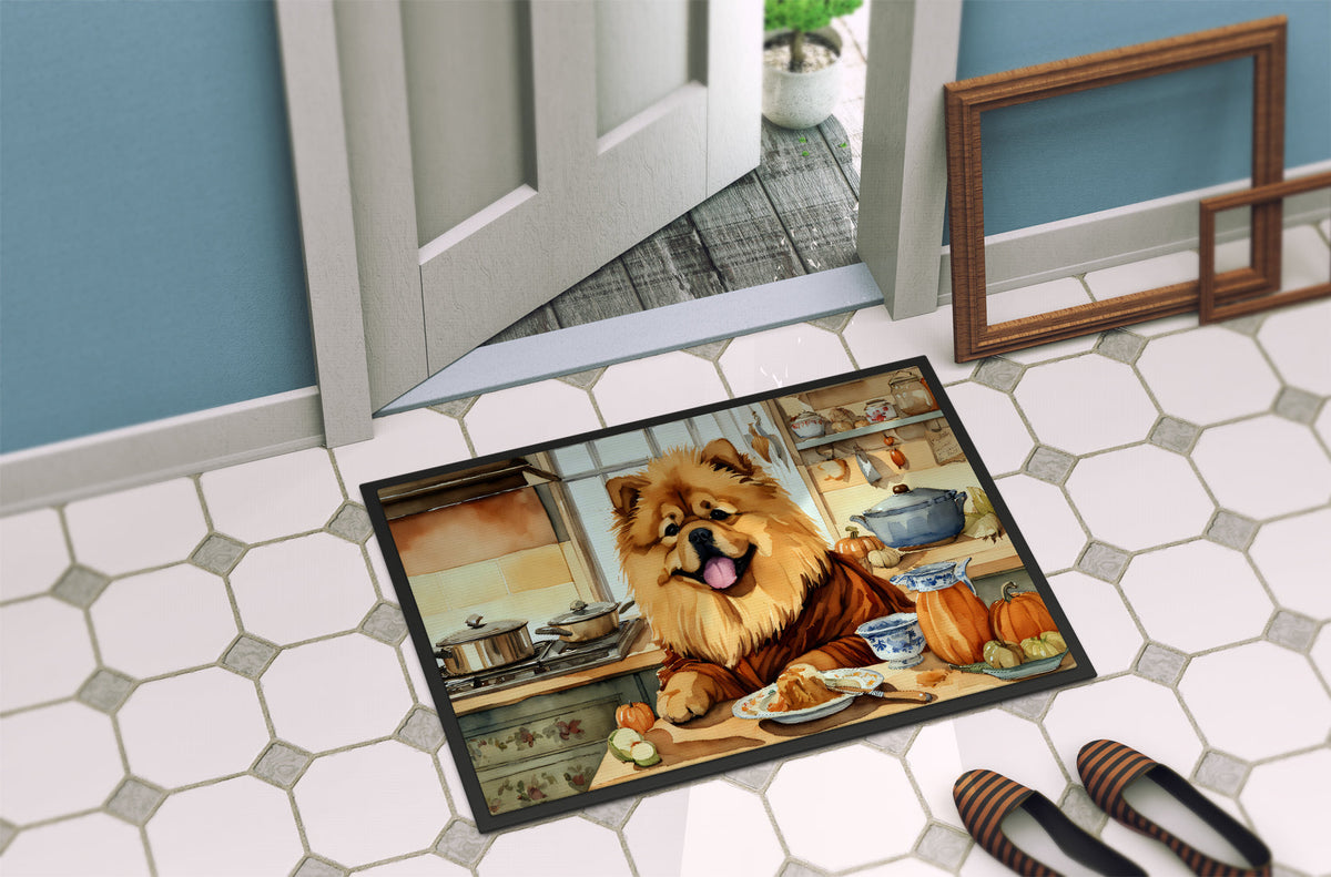 Chow Chow Fall Kitchen Pumpkins Doormat-3