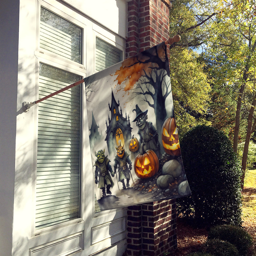 Orcs Spooky Halloween House Flag-1