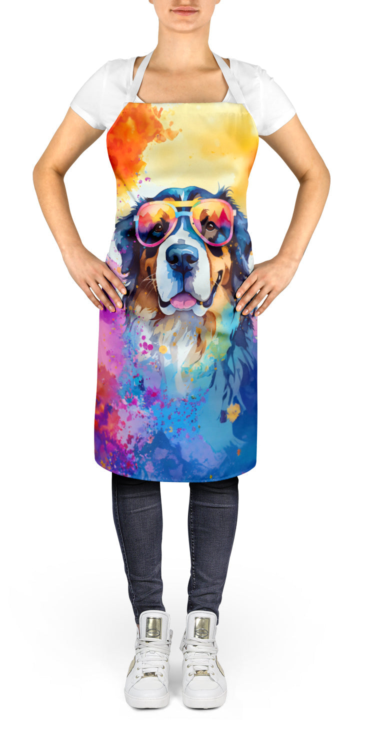 Bernese Mountain Dog Hippie Dawg Apron-1