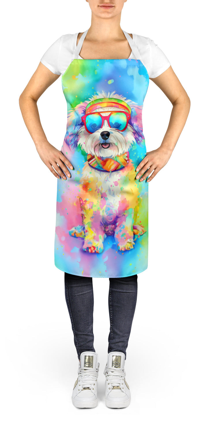 Bichon Frise Hippie Dawg Apron-1
