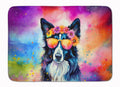 Border Collie Hippie Dawg Memory Foam Kitchen Mat-0