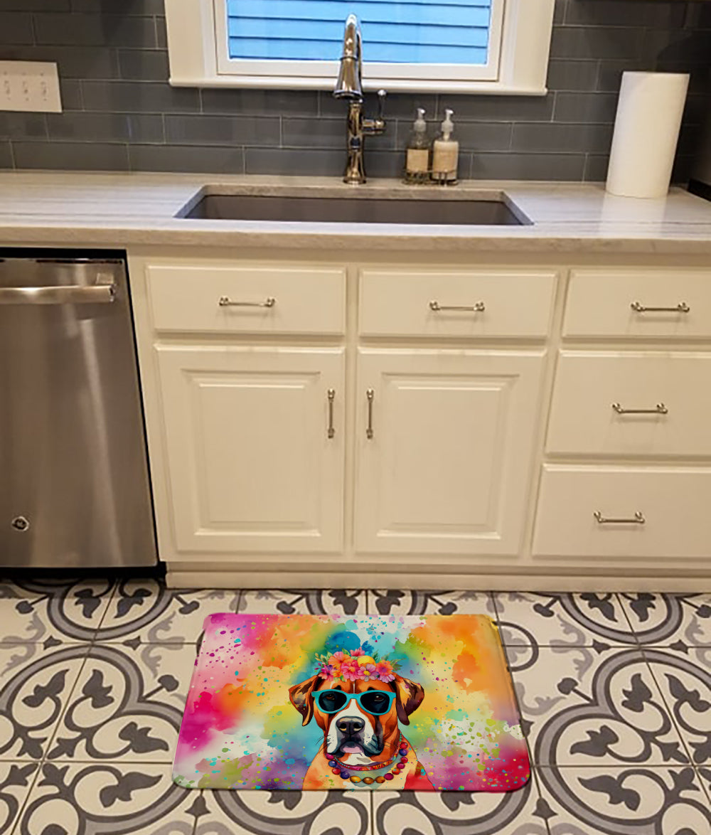Boxer Hippie Dawg Memory Foam Kitchen Mat-1