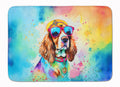 Cavalier Spaniel Hippie Dawg Memory Foam Kitchen Mat-0