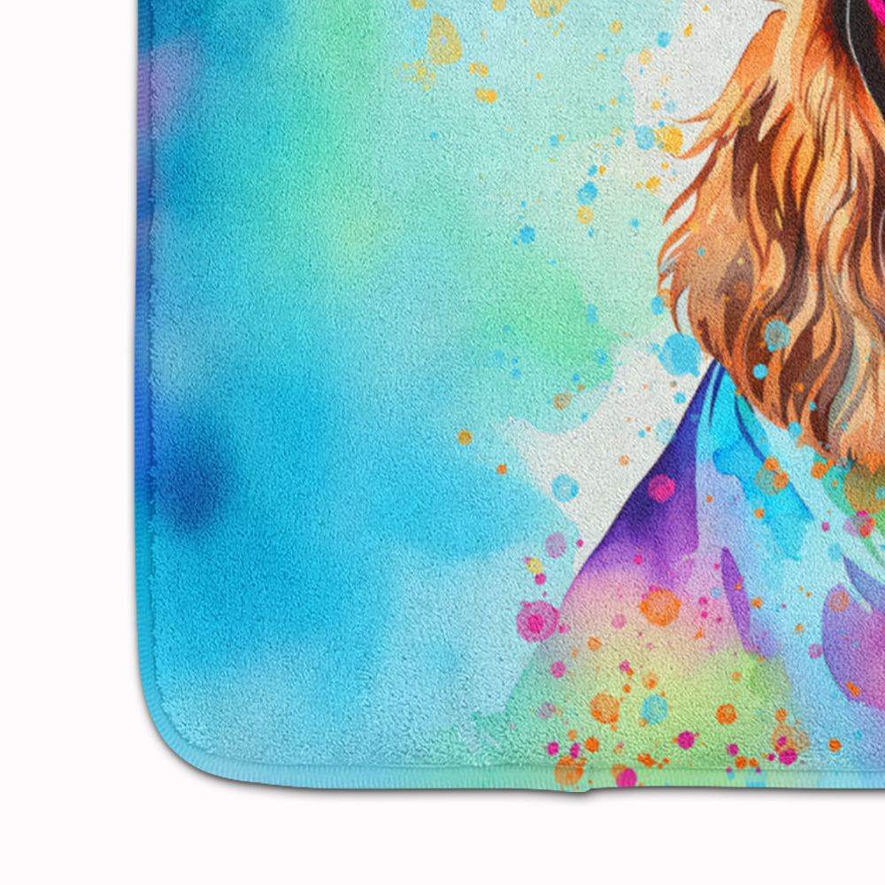 Cavalier Spaniel Hippie Dawg Memory Foam Kitchen Mat-3
