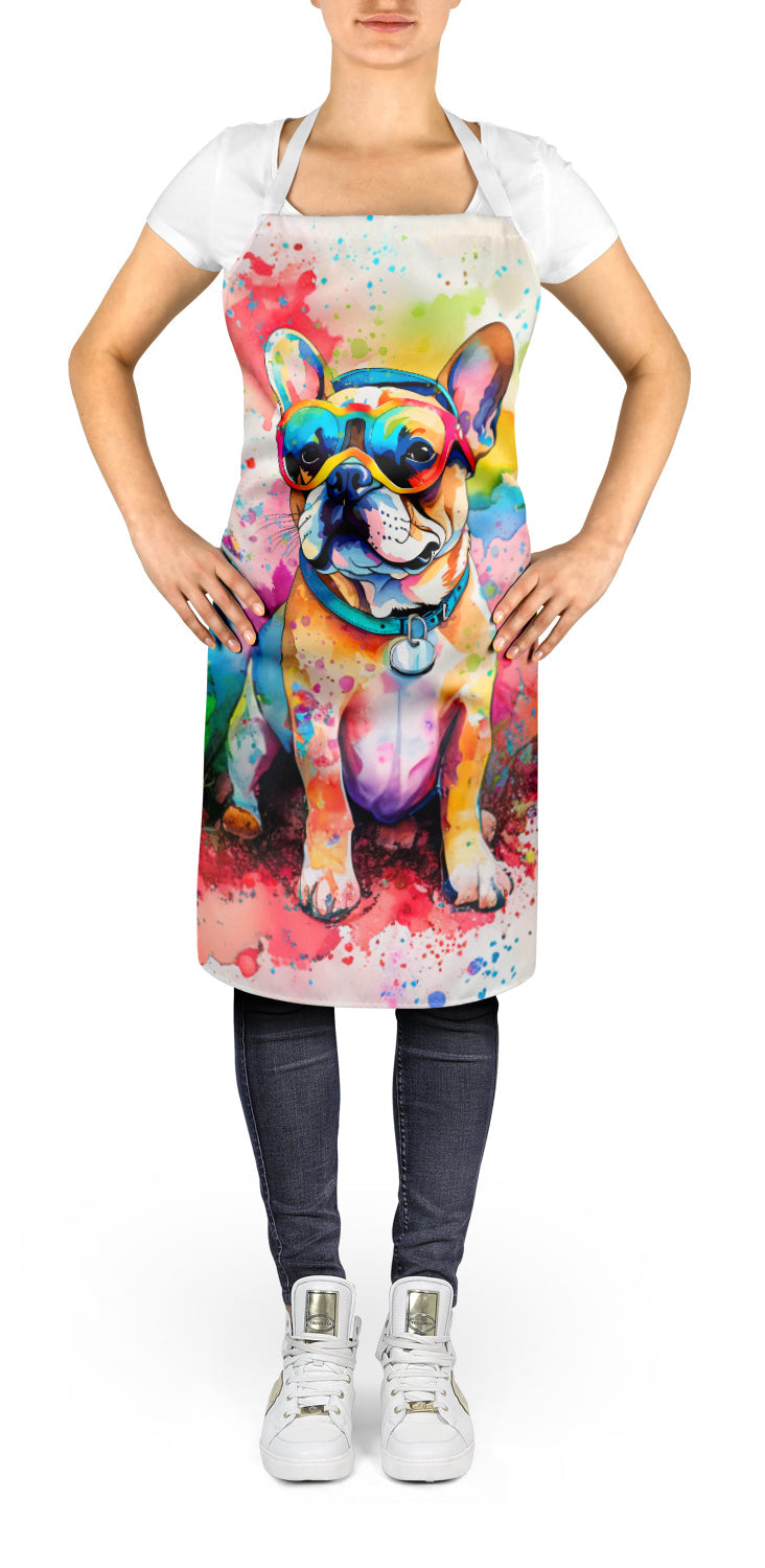 French Bulldog Hippie Dawg Apron-1