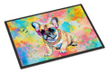 French Bulldog Hippie Dawg Doormat-0