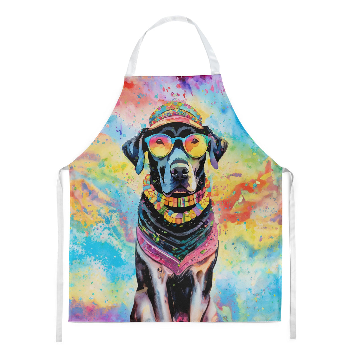 Black Labrador Hippie Dawg Apron-0