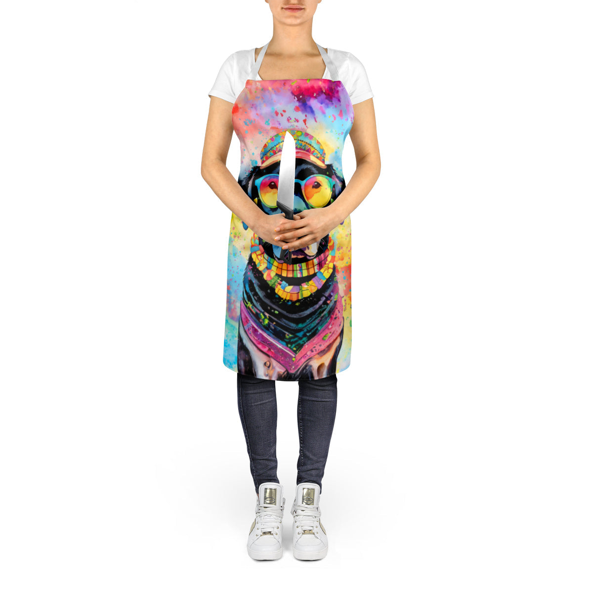 Black Labrador Hippie Dawg Apron-4