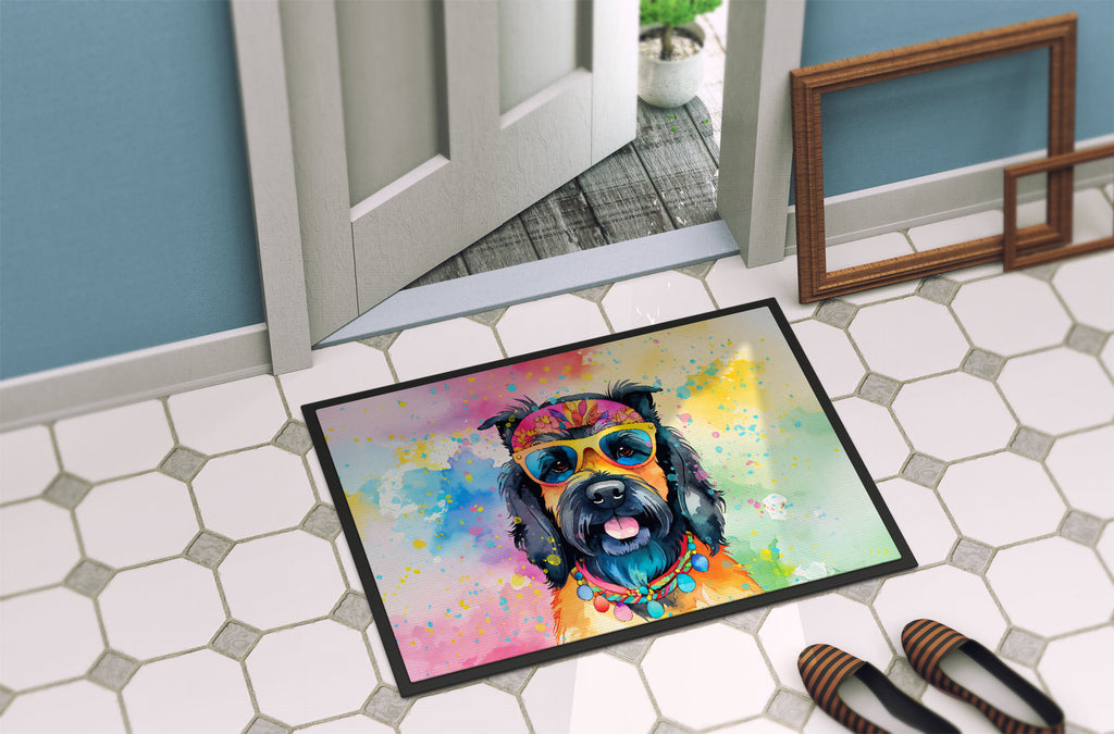 Scottish Terrier Hippie Dawg Doormat-3