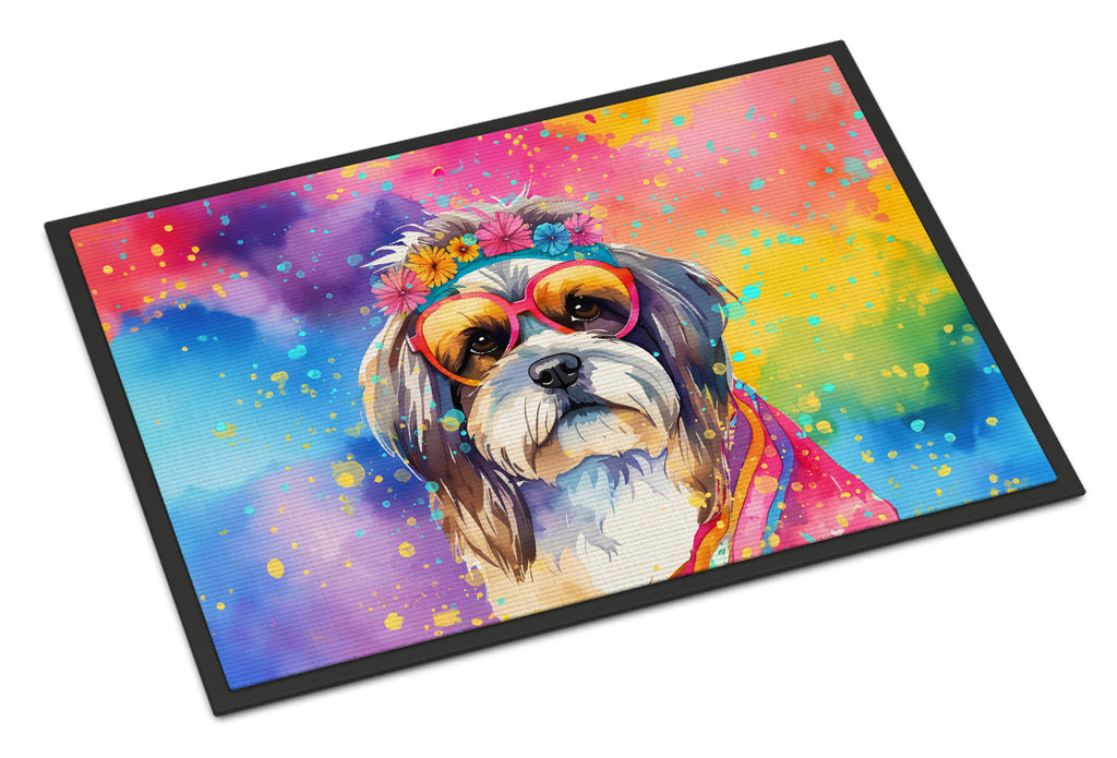 Shih Tzu Hippie Dawg Doormat-0