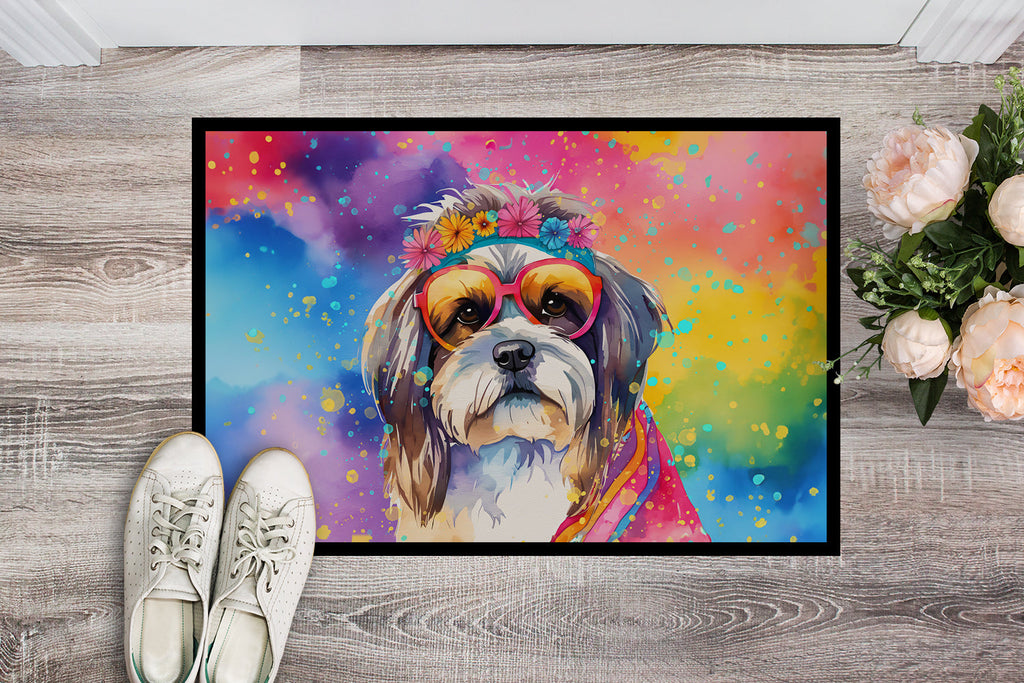 Shih Tzu Hippie Dawg Doormat-1