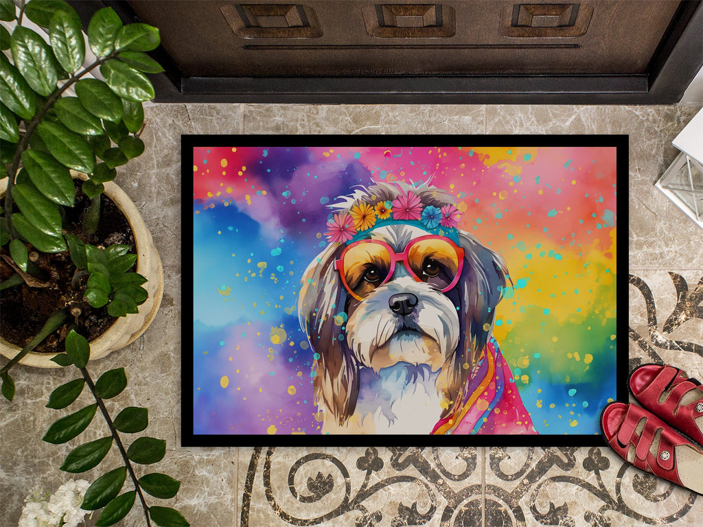 Shih Tzu Hippie Dawg Doormat-2