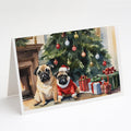 Pug Cozy Christmas Greeting Cards Pack of 8-0