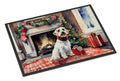 Sealyham Terrier Cozy Christmas Doormat-0