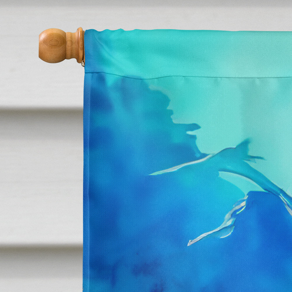 Loggerhead Sea Turtle House Flag-2