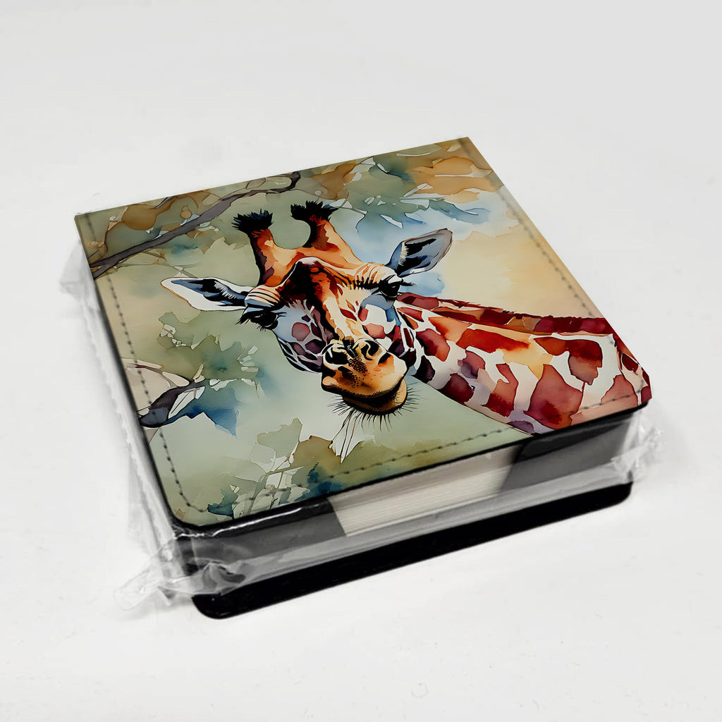 Giraffe PU Leather Note Paper Holder-3