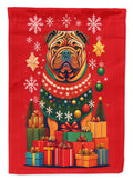 Shar Pei Holiday Christmas House Flag-0