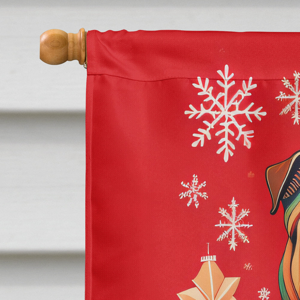 Shar Pei Holiday Christmas House Flag-2