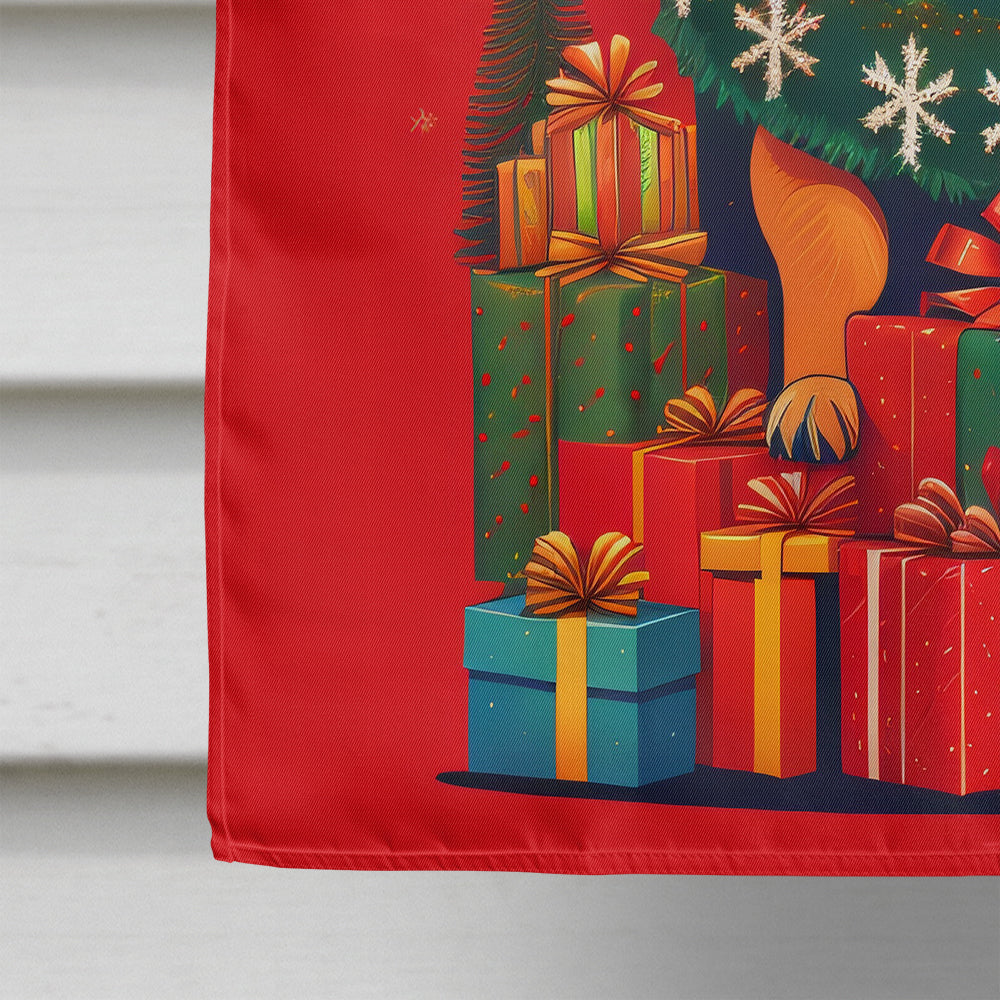 Shar Pei Holiday Christmas House Flag-3