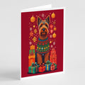 Welsh Terrier Holiday Christmas Greeting Cards Pack of 8-0