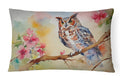Eastern Screech Owl Throw Pillow-0