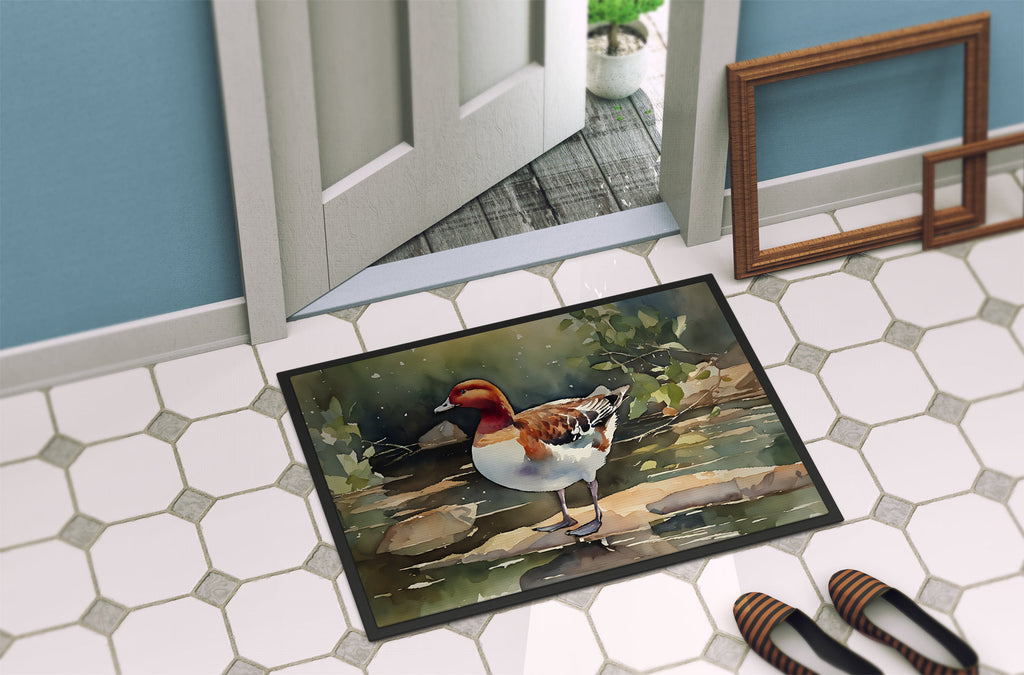 Redhead Duck Doormat-3