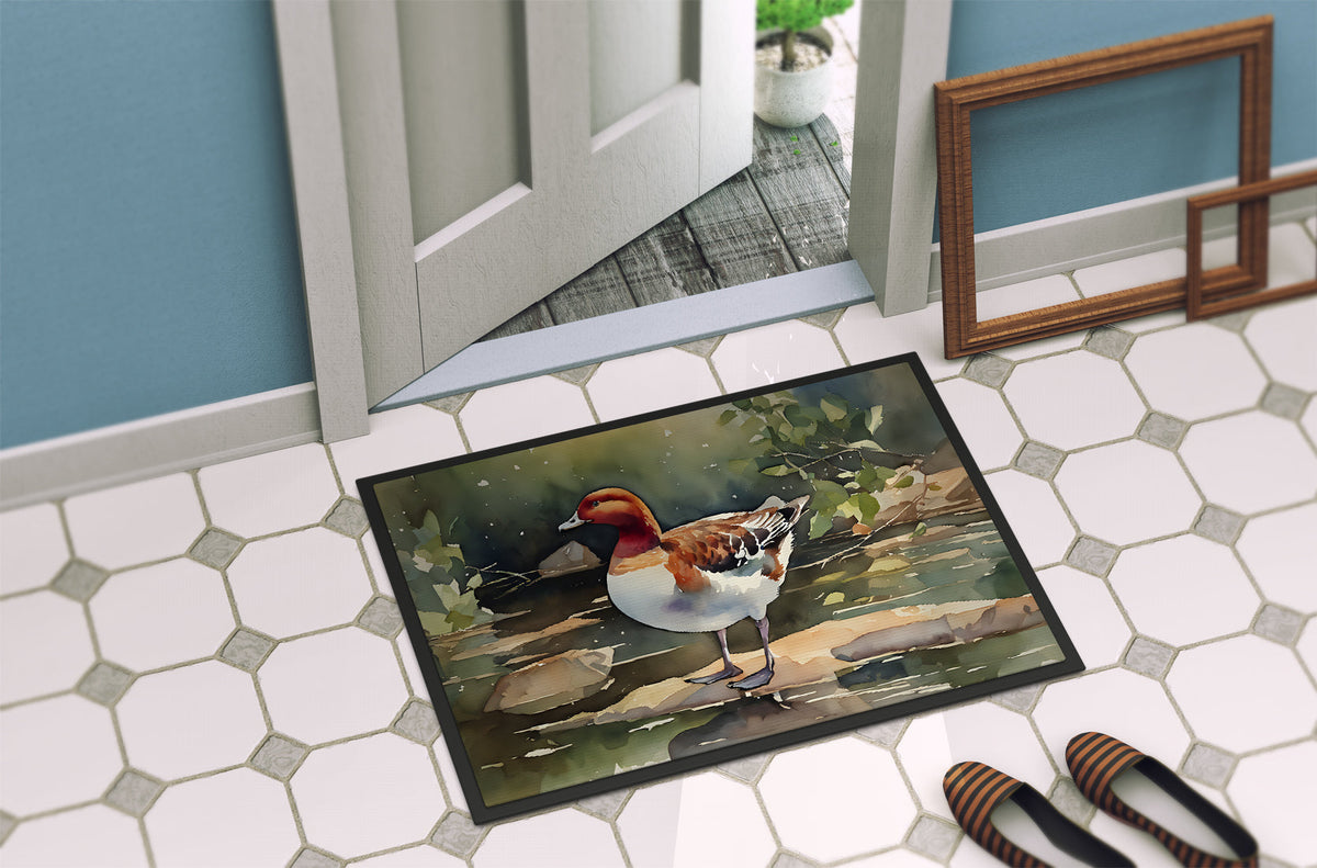 Redhead Duck Doormat-3