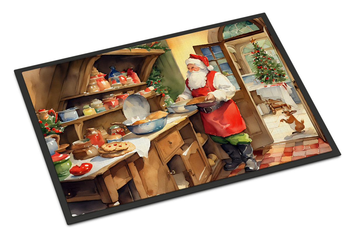 Cookies with Santa Claus Doormat-0