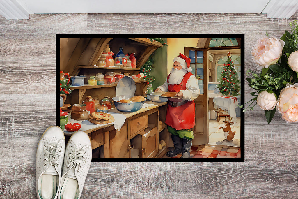 Cookies with Santa Claus Doormat-1