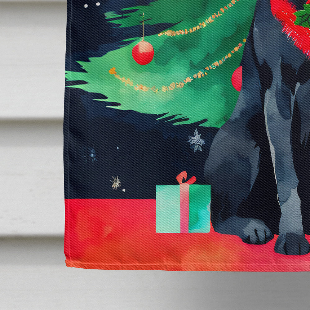 Cane Corso Christmas House Flag-3
