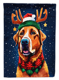 Chesapeake Bay Retriever Christmas House Flag-0