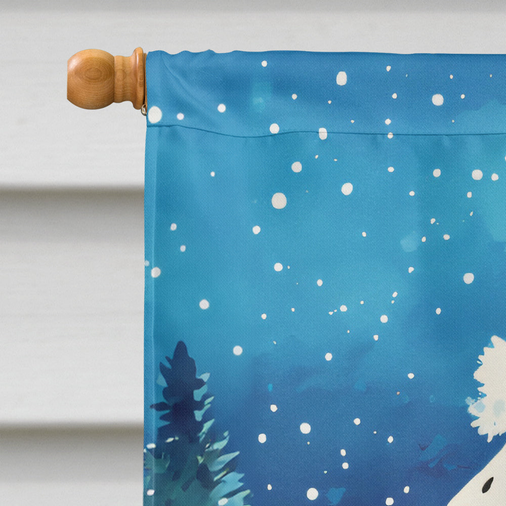 Dalmatian Christmas House Flag-2