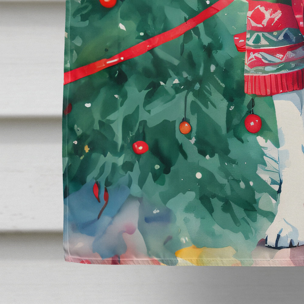 English Springer Spaniel Christmas House Flag-3