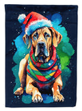 Great Dane Christmas House Flag-0