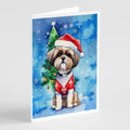 Shih Tzu Christmas Greeting Cards Pack of 8-0