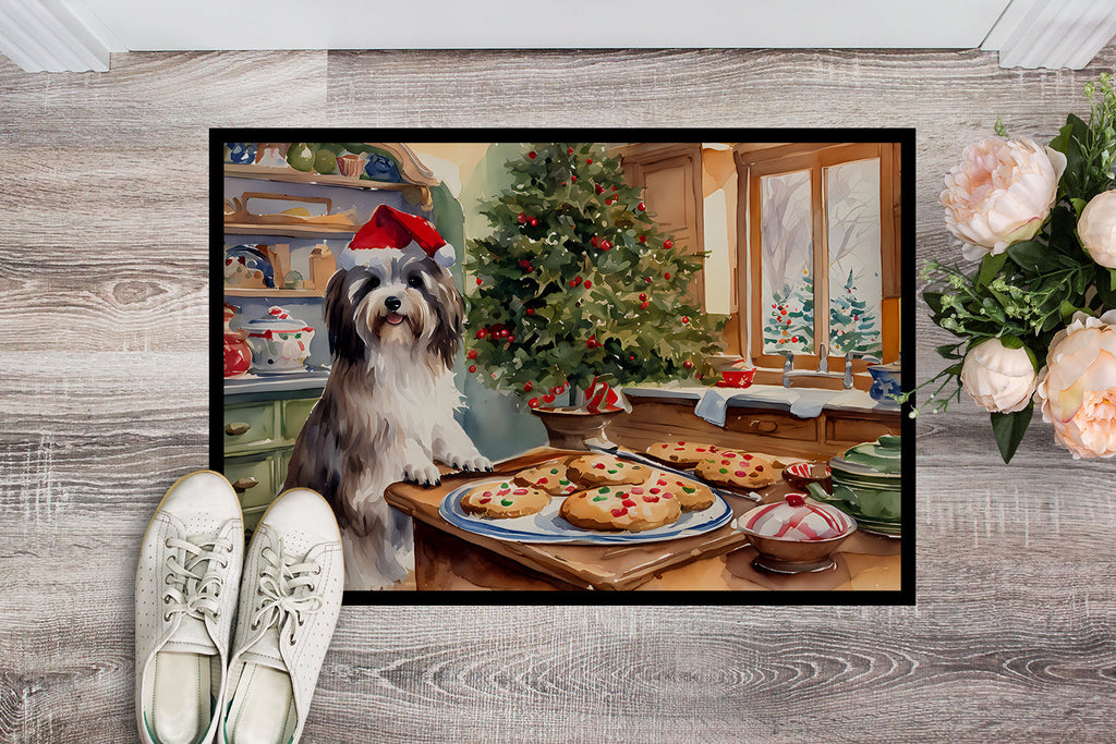 Havanese Christmas Cookies Doormat-1