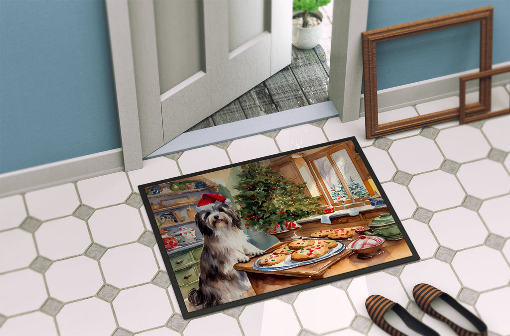 Havanese Christmas Cookies Doormat-3