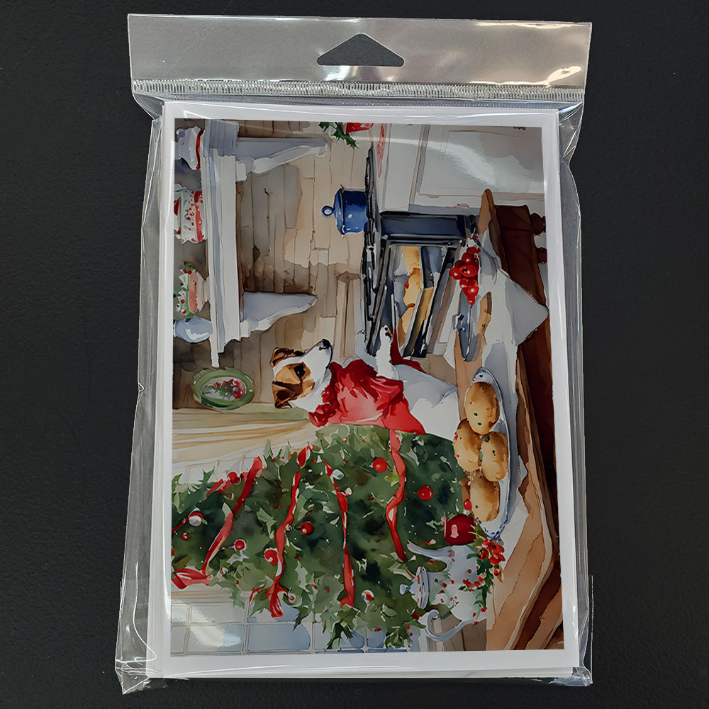 Jack Russell Terrier Christmas Cookies Greeting Cards Pack of 8-2