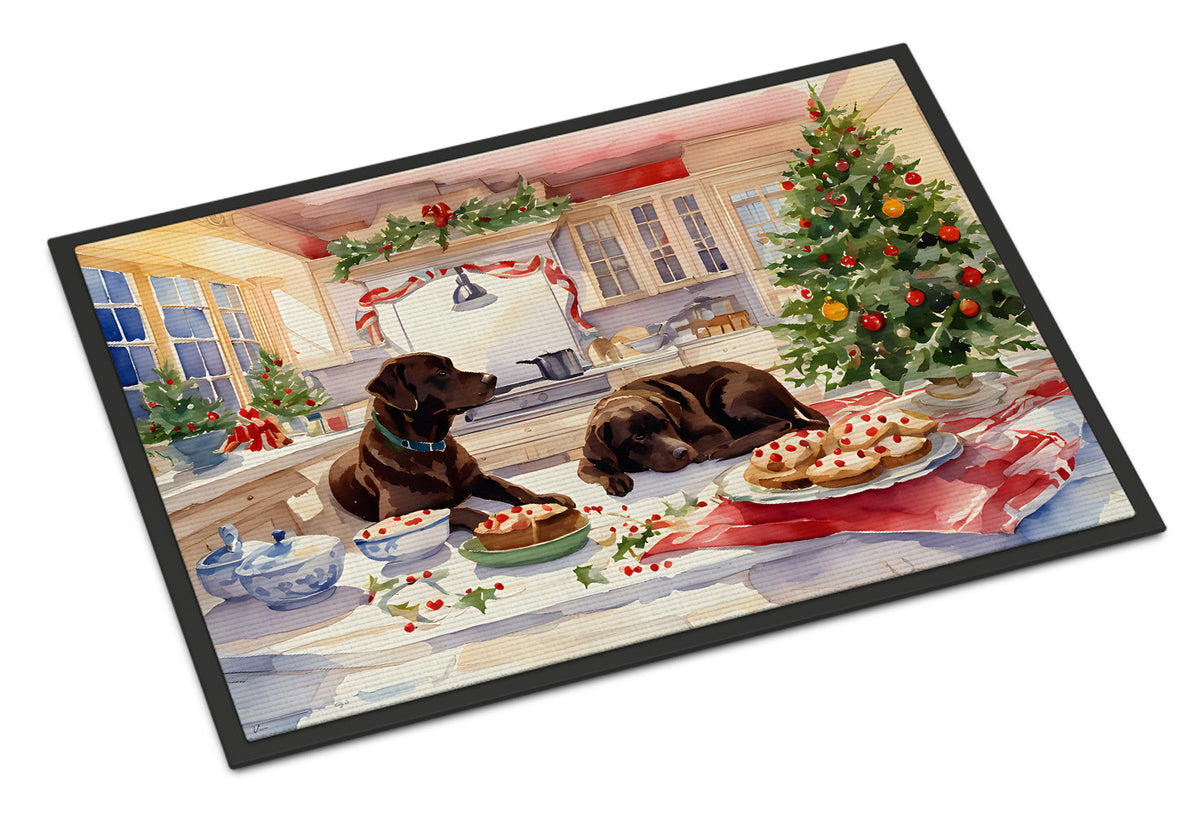 Labrador Retriever Christmas Cookies Doormat-0