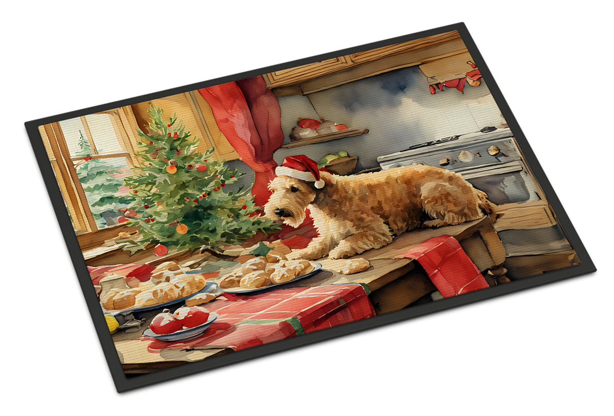 Lakeland Terrier Christmas Cookies Doormat-0