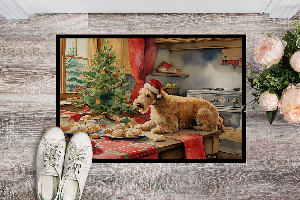 Lakeland Terrier Christmas Cookies Doormat-1