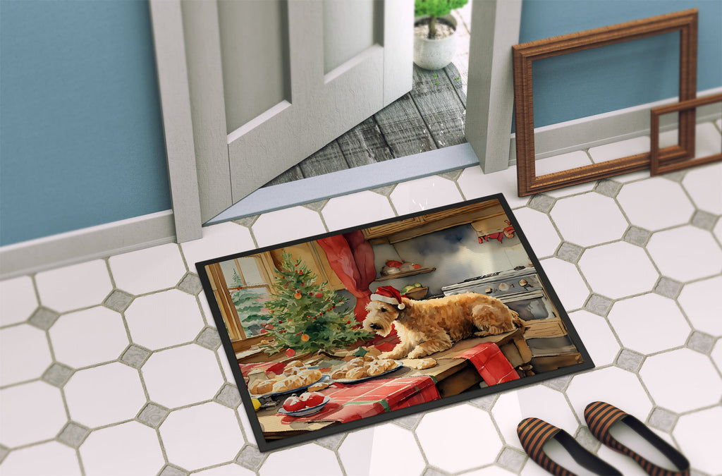 Lakeland Terrier Christmas Cookies Doormat-3