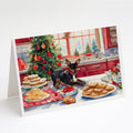 Miniature Pinscher Christmas Cookies Greeting Cards Pack of 8-0