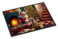 Cairn Terrier and Santa Claus Doormat-0