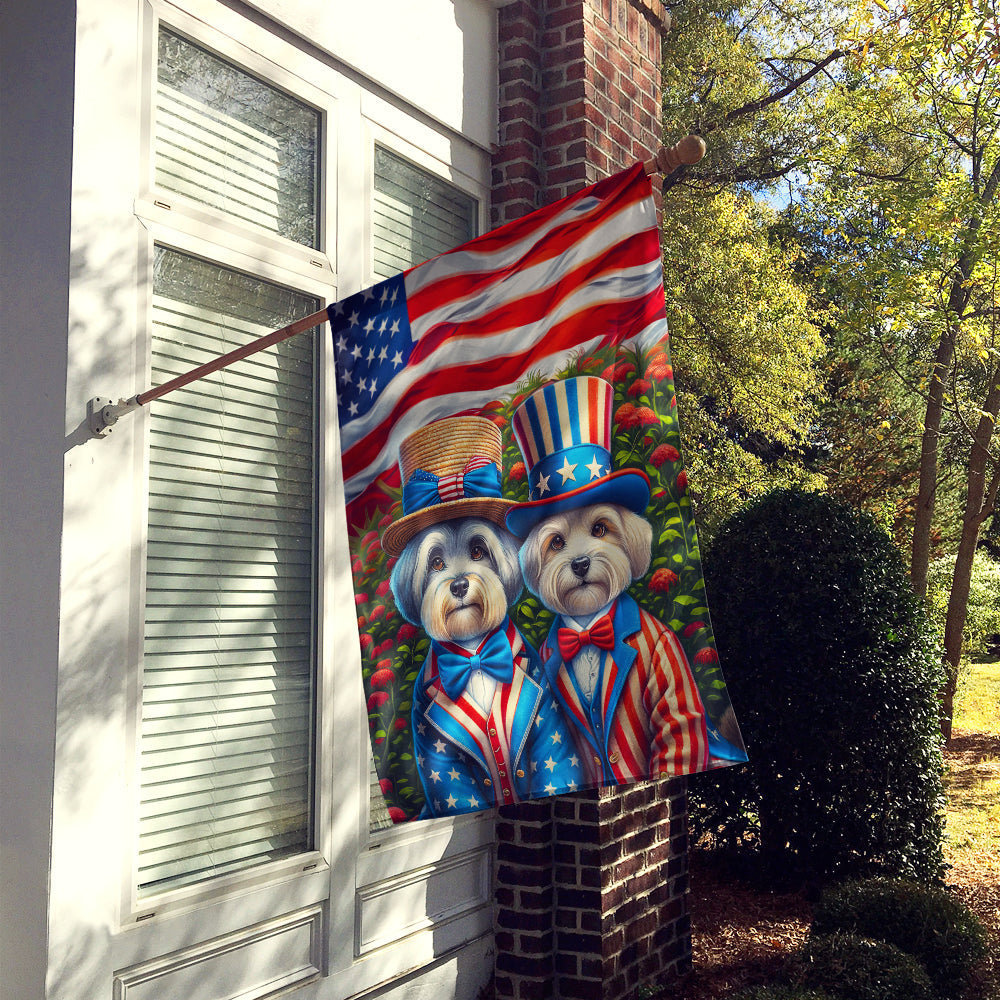 All American Dandie Dinmont Terrier House Flag-1