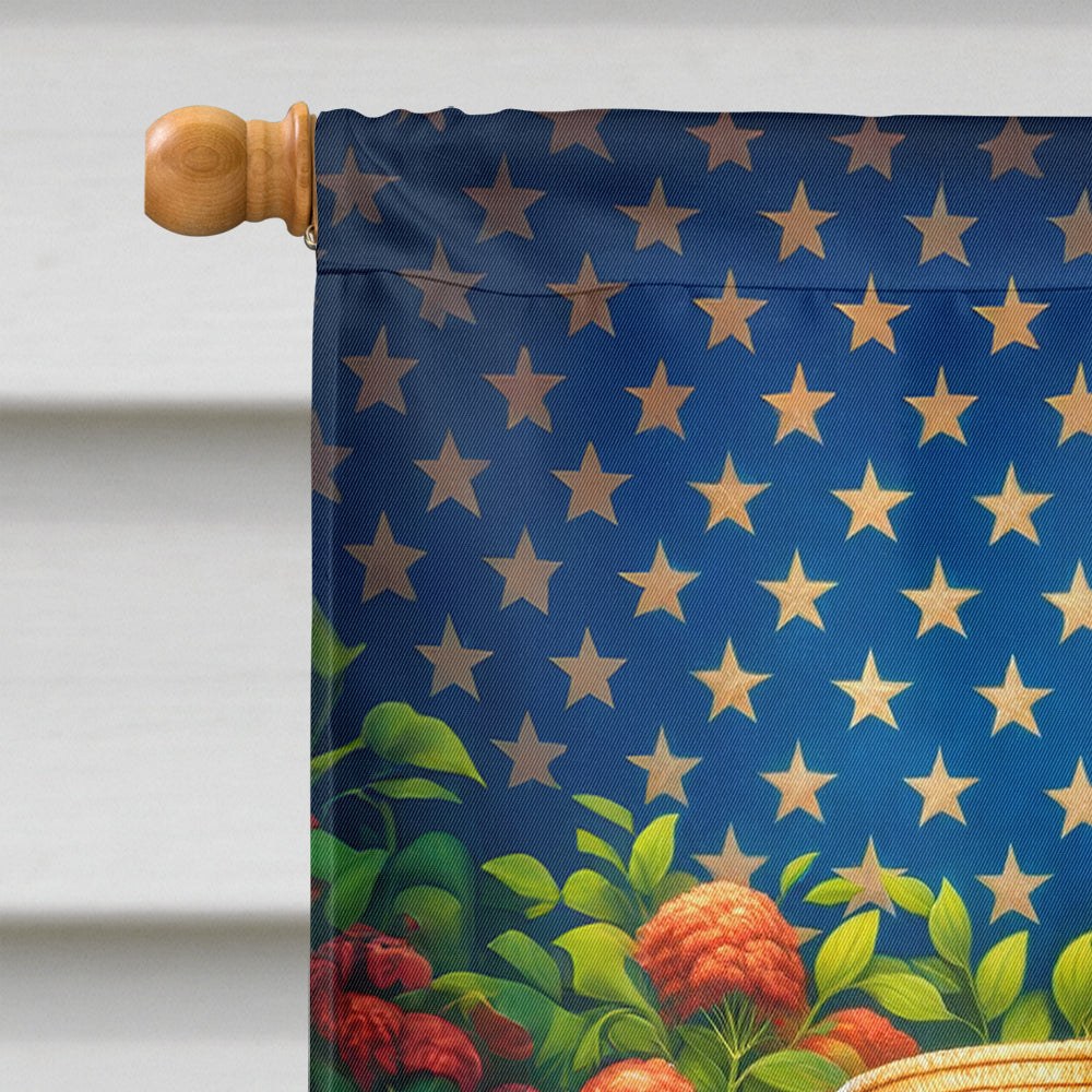 All American Golden Retriever House Flag-2
