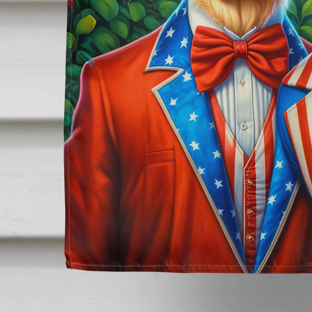 All American Golden Retriever House Flag-3